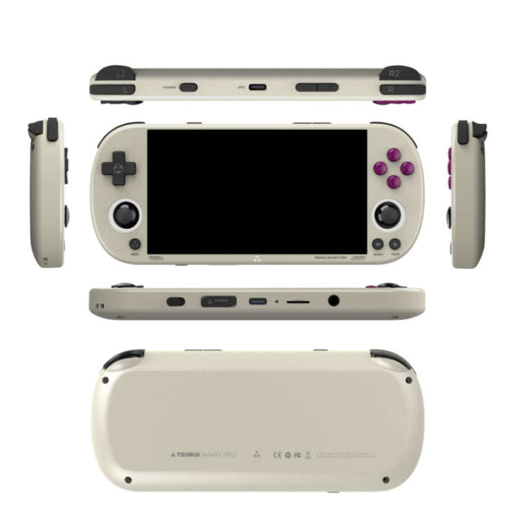 Trimui Smart Pro 4.96 Inch IPS Screen Handheld Game Console Open Source Linux System 256G(Grey)