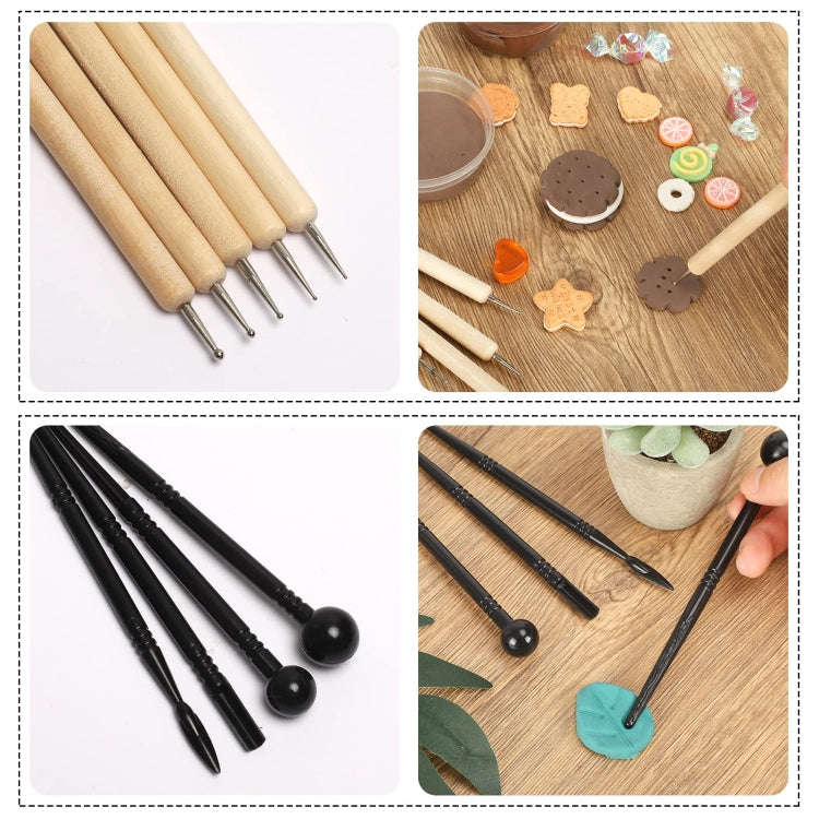 42 In 1 Clay Tools Kit Ceramics DIY Clay Sculpting Tools for Pottery Craft, Baking, Carving