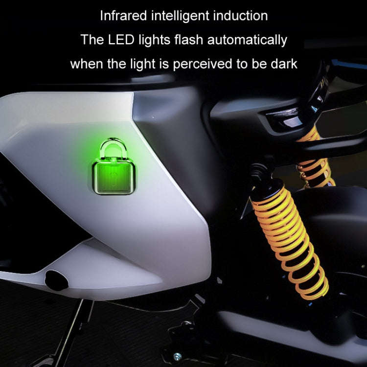 Car Solar Flashing Atmosphere Anti-Theft Warning Lock Light(Three Color Light)
