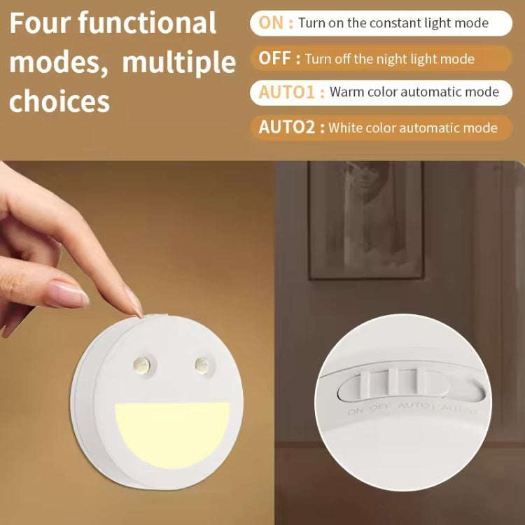 Smart Sensor Night Light Magnetic Wireless Aisle Light(White)