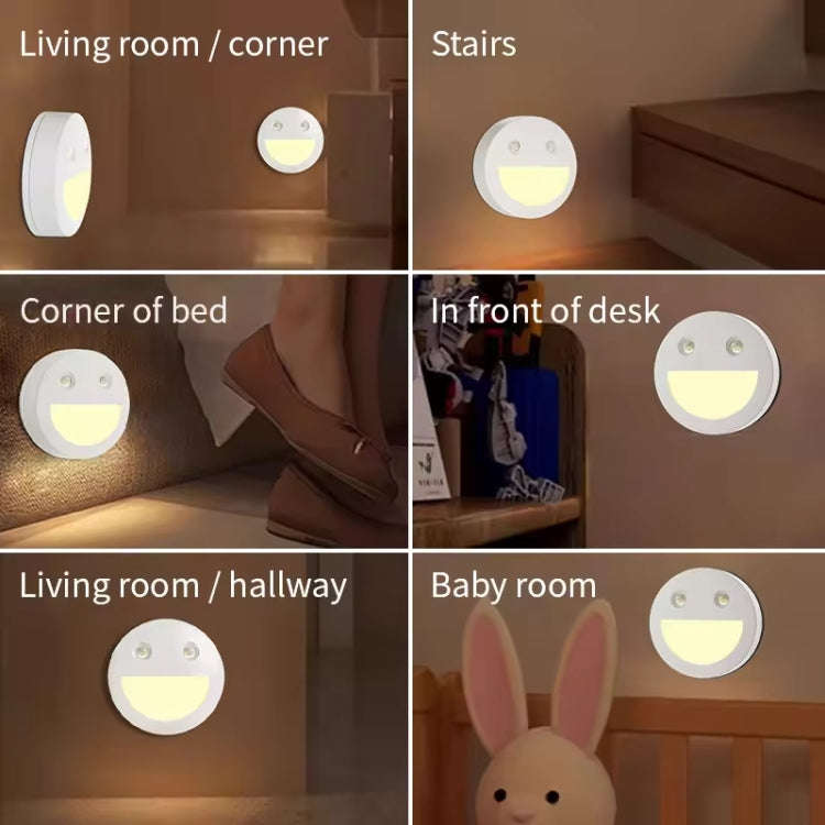 Smart Sensor Night Light Magnetic Wireless Aisle Light(White)