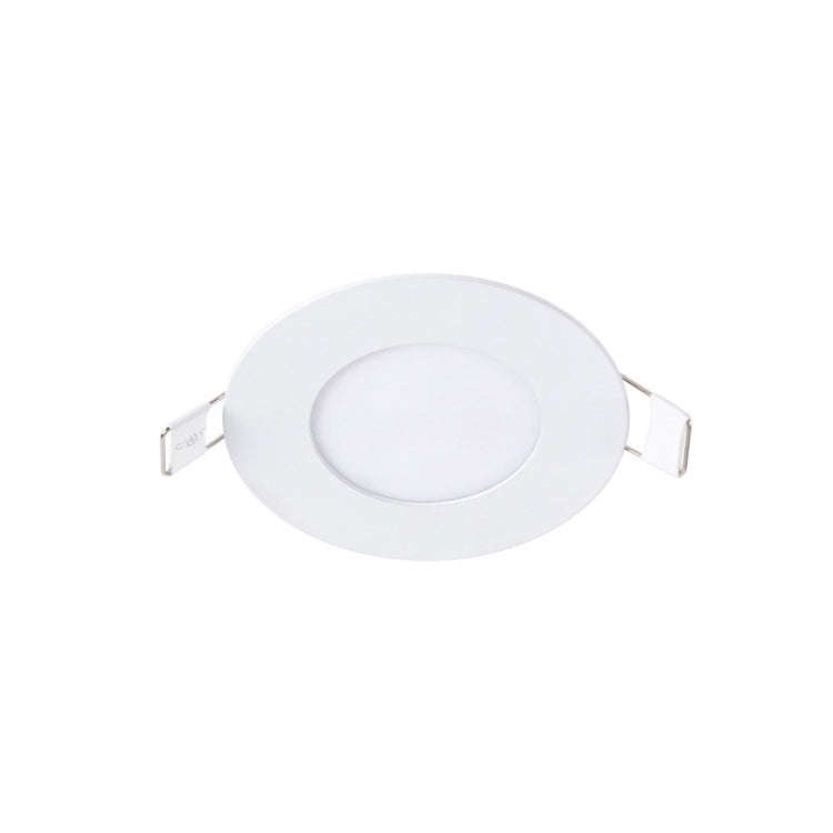 Recessed Concealed Ceiling Downlight Household Wide Voltage Thin Tube Panel Light, Model: 3W Roun...