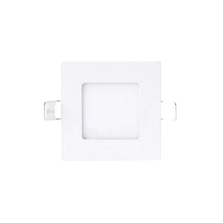 Recessed Concealed Ceiling Downlight Household Wide Voltage Thin Tube Panel Light, Model: 3W Squa...
