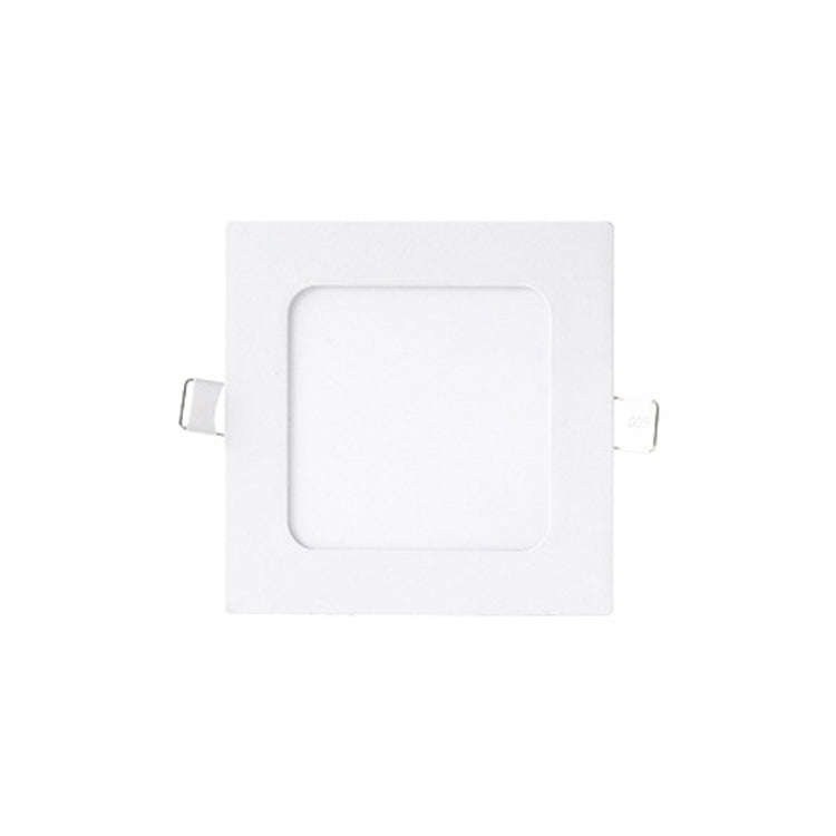 Recessed Concealed Ceiling Downlight Household Wide Voltage Thin Tube Panel Light, Model: 6W Squa...