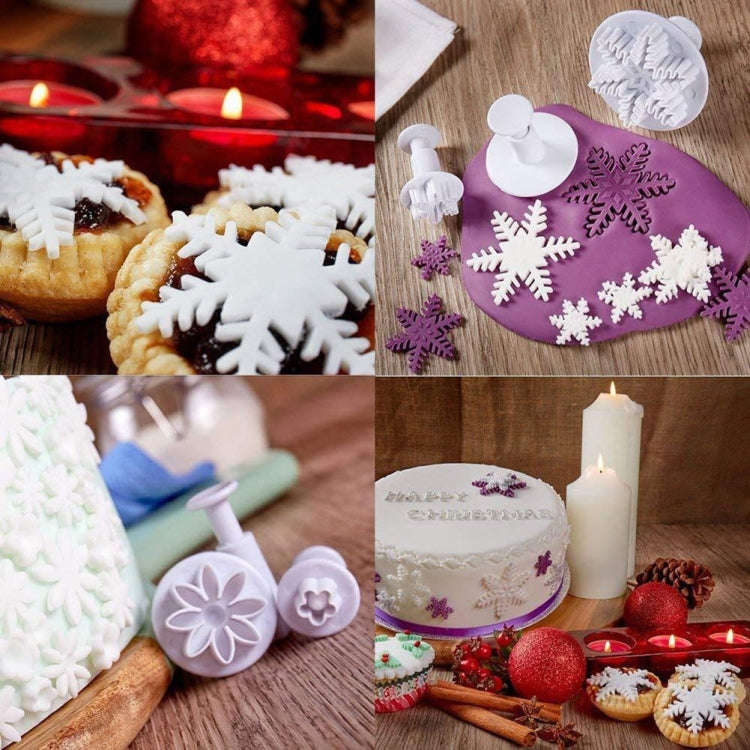 114 In 1 Fondant Cake Baking Decorating Tools Plunger Cutters Flower Moulds Set