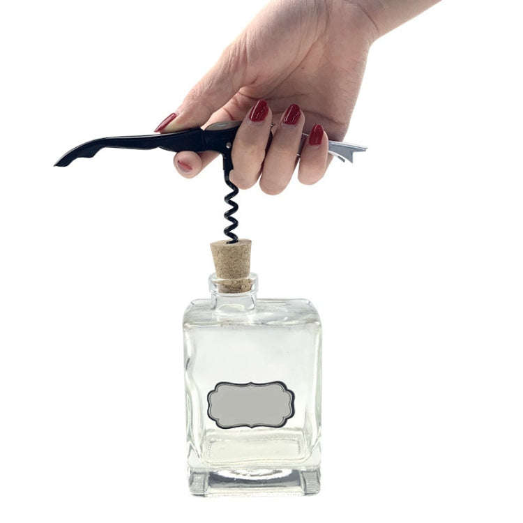 Multifunctional 4 In 1 Bottle Opener Household Saving Force Opener Style 2 (Black Red)