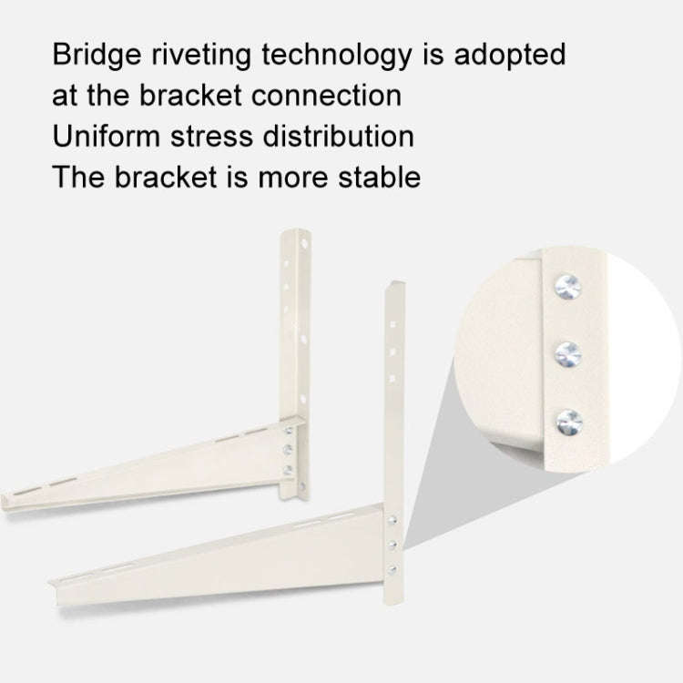 AC1512 1-2HP Thickened Cold Rolled Steel Air Conditioner Outside Unit Bracket Universal Air Condi...