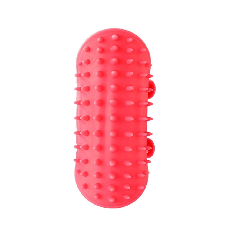 Multifunctional Cat Table Leg Scratcher Pet Silicone Hair Massage Brush(Pink)
