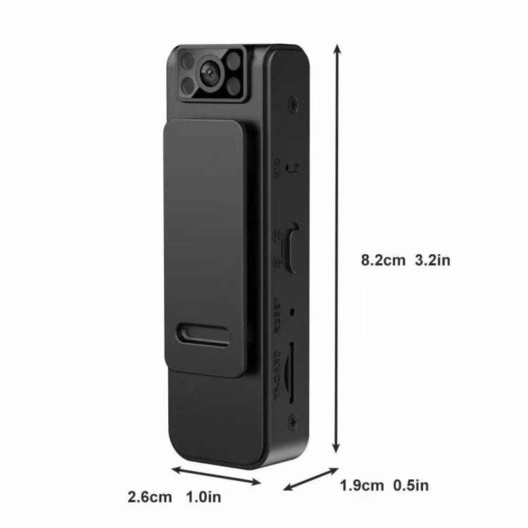 L8 With  64G Memory Card 1080P Video Recorder 130 Degree Wide Angle Lens Camera With Back Clip In...