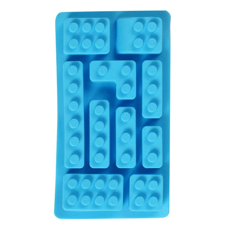 Block Silicone DIY Baking Molds Handmade Aroma Soap Mould(Blue)