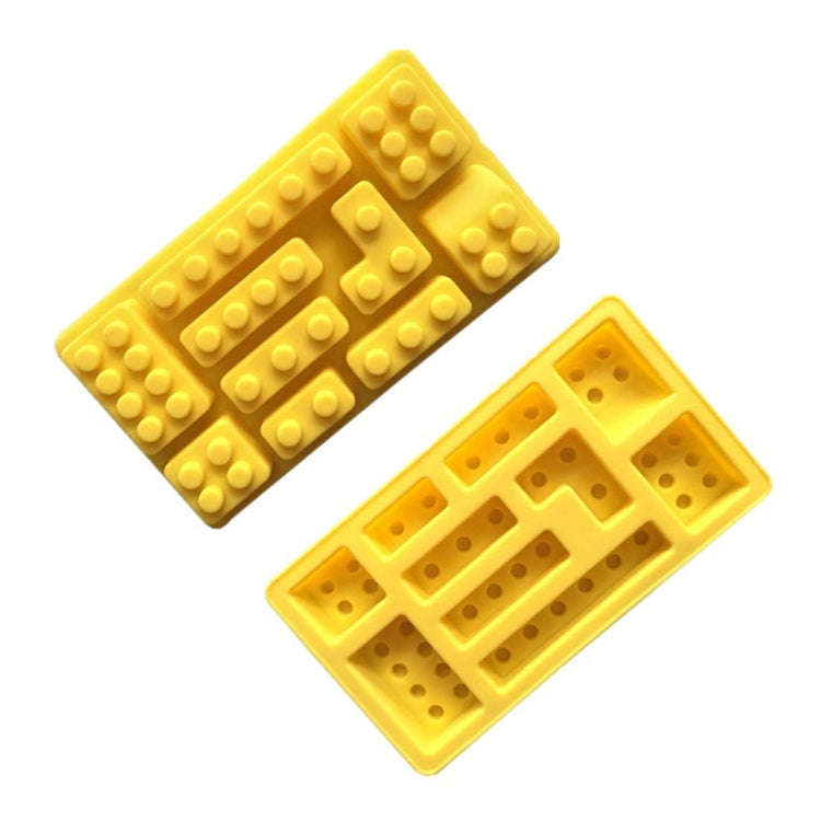Block Silicone DIY Baking Molds Handmade Aroma Soap Mould(Red)