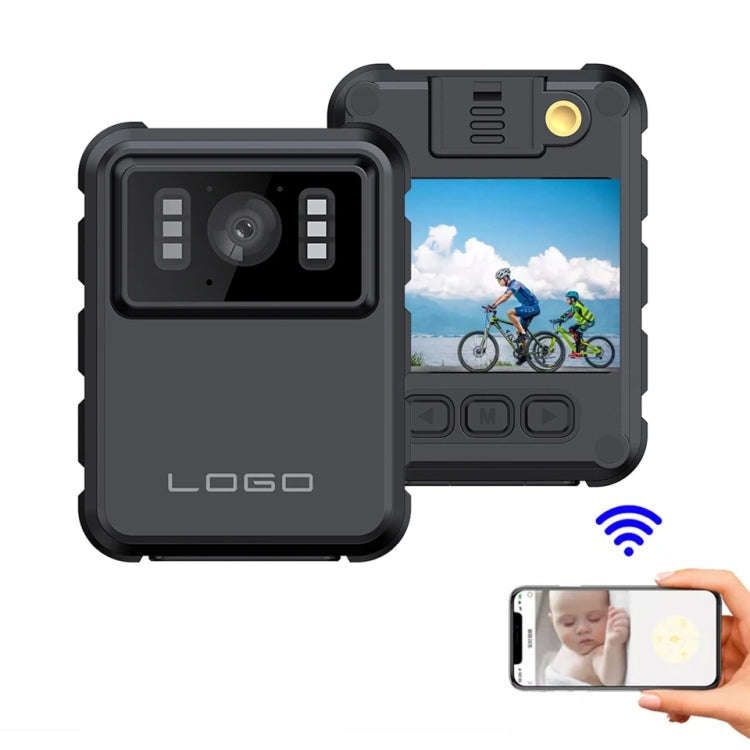 L9 2K WIFI Version  2.0 Inch IPS Screen Video Recorder With Back Clip IP65 Waterproof Mini Camcor...