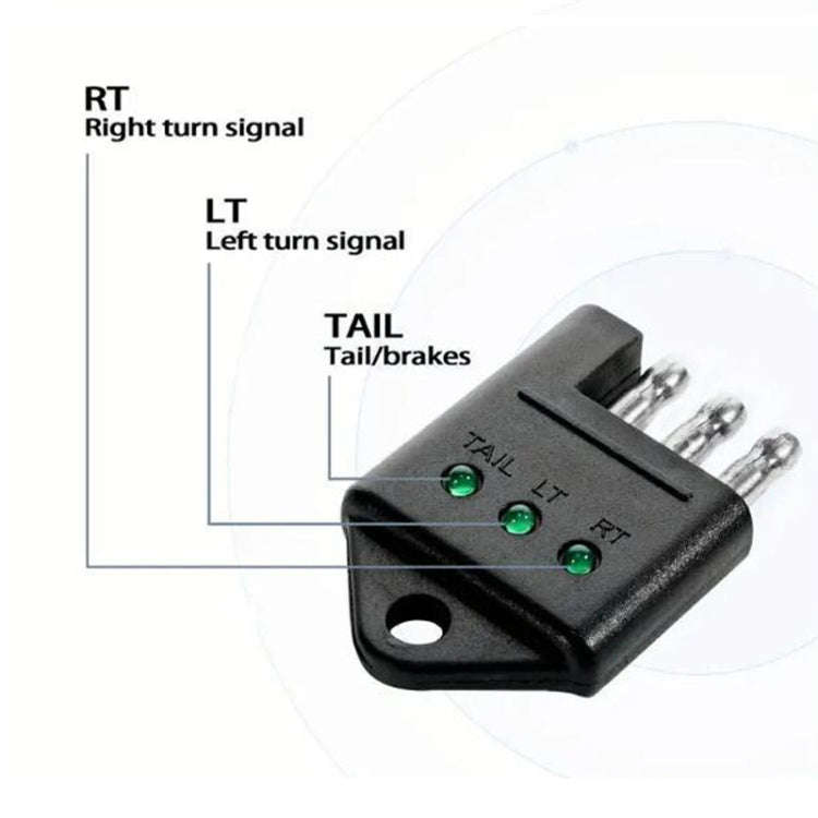 American Trailer Connector RV Yacht Power Plug Tester(4Pin)
