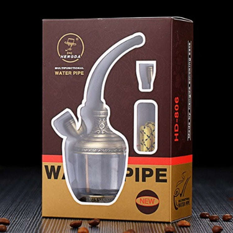 HENGDA HD-806 Dual Purpose Multifunctional Filtered Hookah With Long Hose(Black)