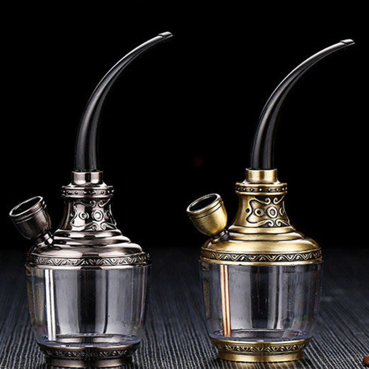 HENGDA HD-806 Dual Purpose Multifunctional Filtered Hookah With Long Hose(Gold)
