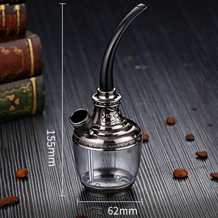 HENGDA HD-806 Dual Purpose Multifunctional Filtered Hookah With Long Hose(Black)