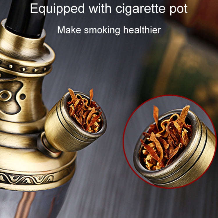 HENGDA HD-806 Dual Purpose Multifunctional Filtered Hookah With Long Hose(Black)