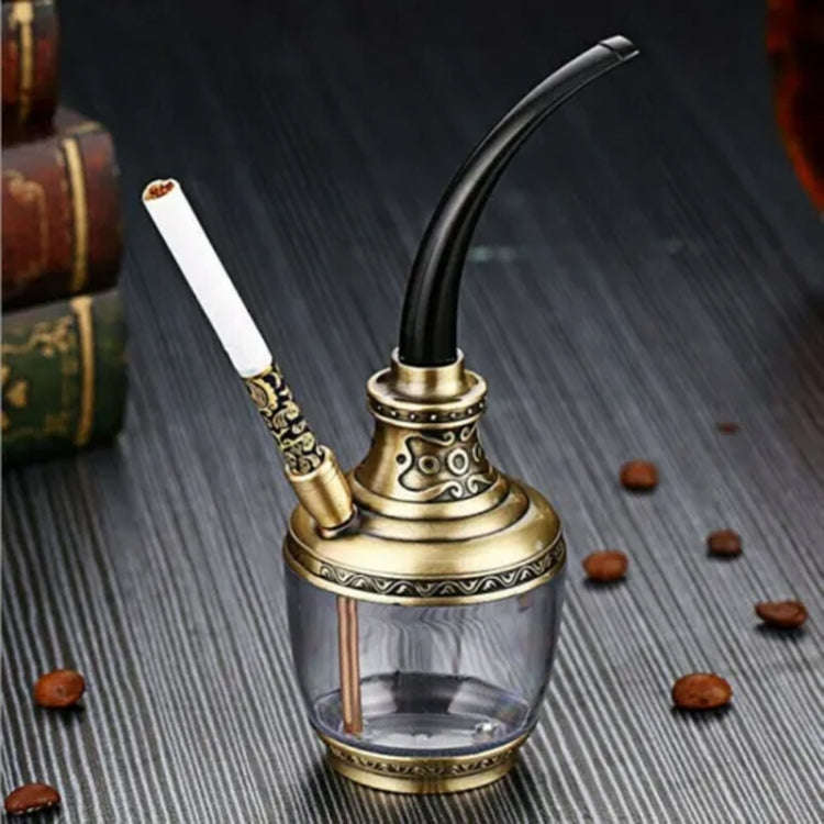 HENGDA HD-806 Dual Purpose Multifunctional Filtered Hookah With Long Hose(Black)
