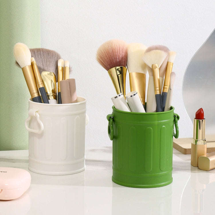 Large-capacity Student Desktop Organizer Pen Container Girls Makeup Brush Storage Bucket(Pink)