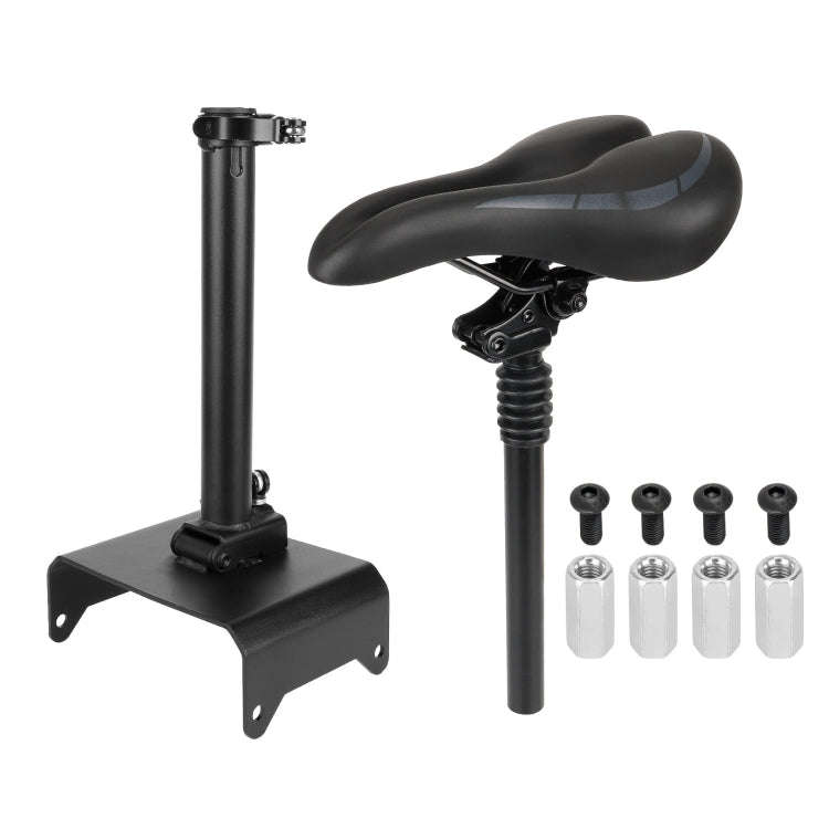 For Ninebot F20 / F25 / F30 / F40 Scooter Seat Saddle Small Seat Bag Foldable Seat(Black)
