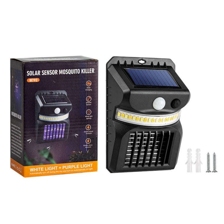 E-SMARTER W792 LED Solar Wall Light With Purple Light Mosquito Control Function Human Intelligent...