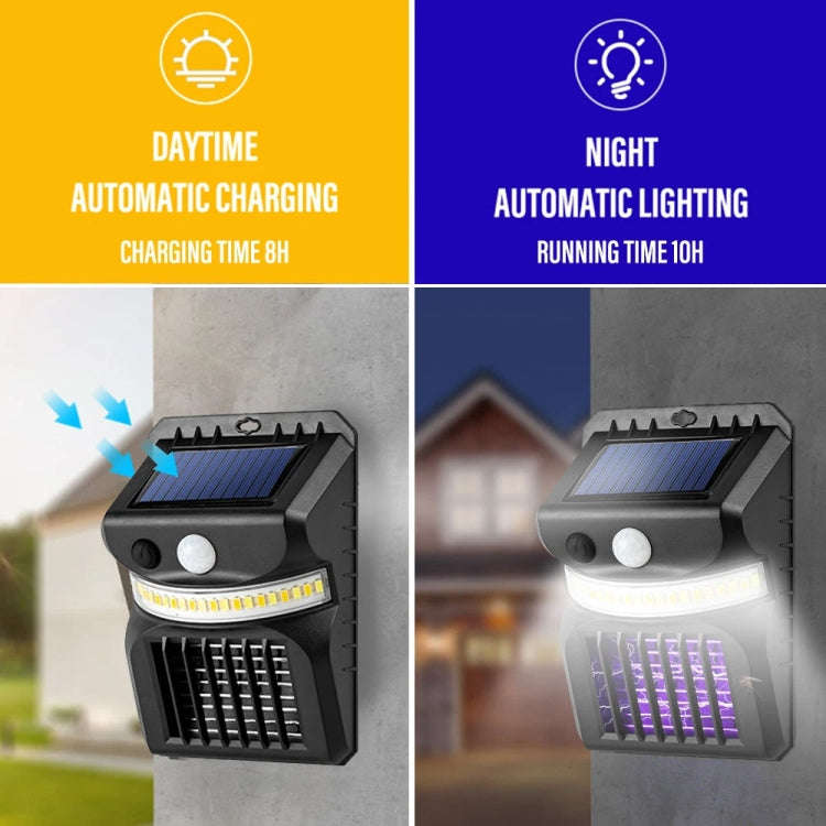 E-SMARTER W792 LED Solar Wall Light With Purple Light Mosquito Control Function Human Intelligent...