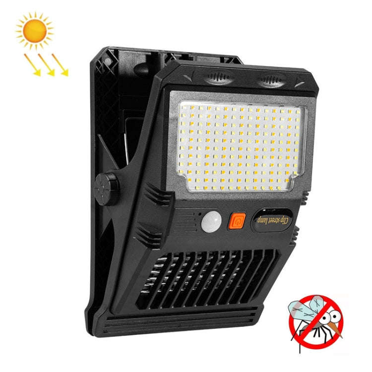 E-SMARTER W7105-1 Patch Solar Wall Lamp With Clip Mosquito Killer Lamp Portable Body Sensor Outdo...