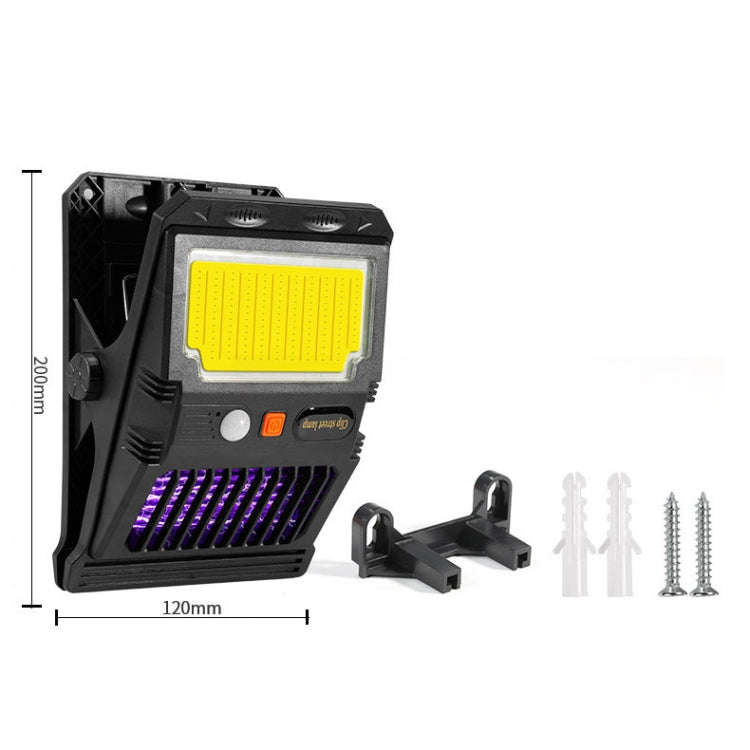 E-SMARTER W7105-2 COB Solar Wall Lamp With Clip Mosquito Killer Lamp Portable Body Sensor Outdoor...