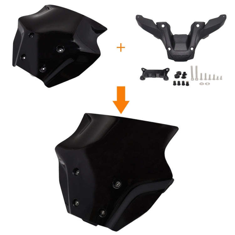 For Yamaha MT-09 SP 2024- Front Windshield(Black)