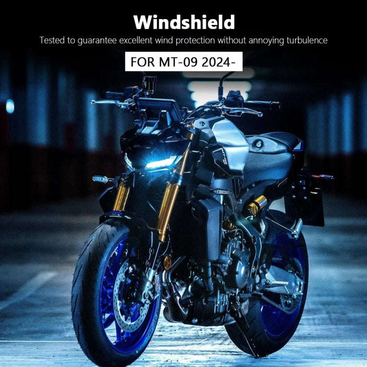 For Yamaha MT-09 SP 2024- Front Windshield(Black)