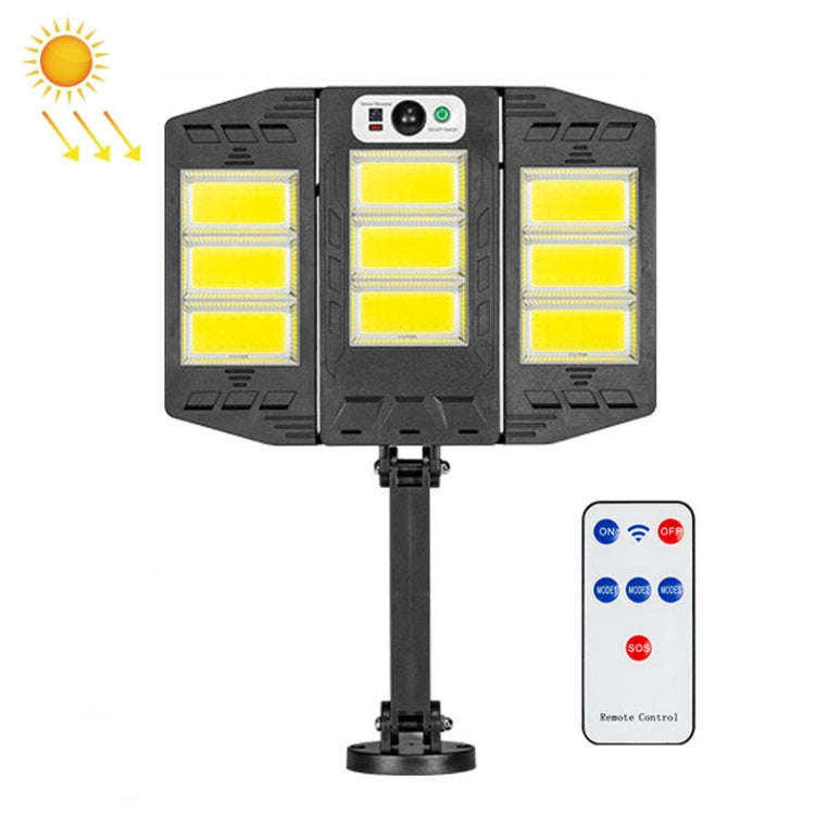 E-SMARTER W796-3 Solar Induction Courtyard Wall Light Smart Outdoor Lamp With Remote Control