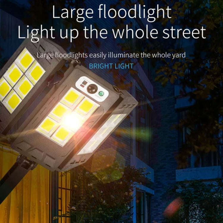 E-SMARTER W796-4 Solar Induction Courtyard Wall Light Smart Outdoor Lamp With Remote Control