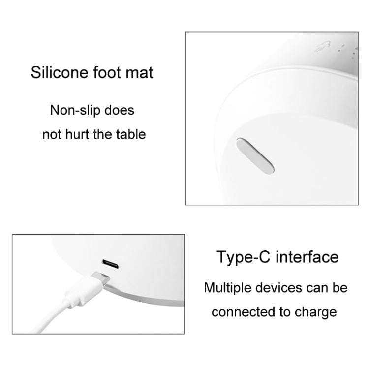 H10 Home Portable Office Aromatherapy Diffuser Running Horse Night Light Large Fog Humidifier(White)
