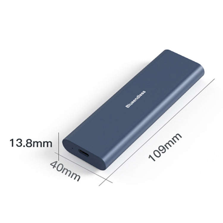 Blueendless M2815SN M.2 Dual Protocol Type-C 3.1 Mobile Hard Disk Box Laptop External SSD(Pink)