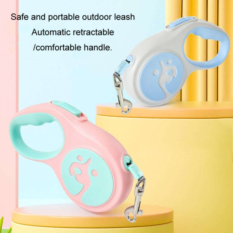 5m Small And Medium Dog Walking Leash Automatic Retractable Portable Pet Leash(Pink)