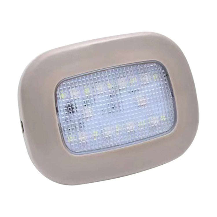 Car USB Charging Strong Magnetic Roof Reading LED Light(Beige)