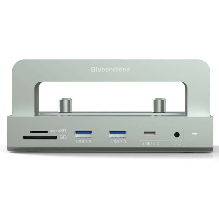 10-in -1 without LAN Blueendless 4K/60Hz Type-C Laptop Vertical Stand HUB Docking Station
