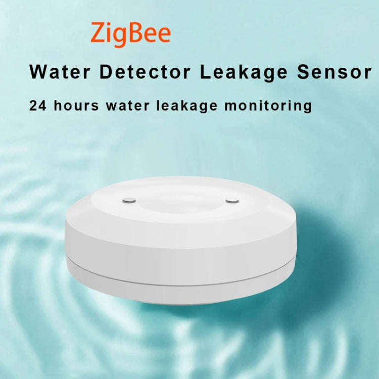 Zigbee Water Leak Detector Water Sensor Alarm Support Tuya APP / Google Assistant / Aleax / Yande...