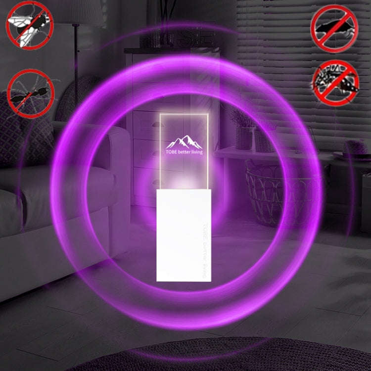 Smart Wall Lamp Night Lights Mini Home Insect Repellent Mouse Repeller(Black)