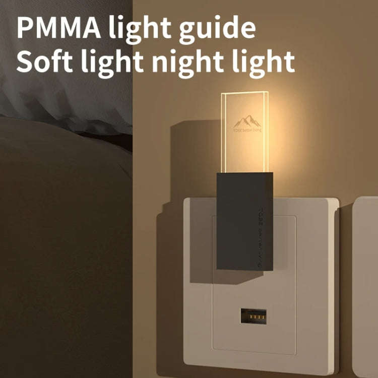 Smart Wall Lamp Night Lights Mini Home Insect Repellent Mouse Repeller(Black)