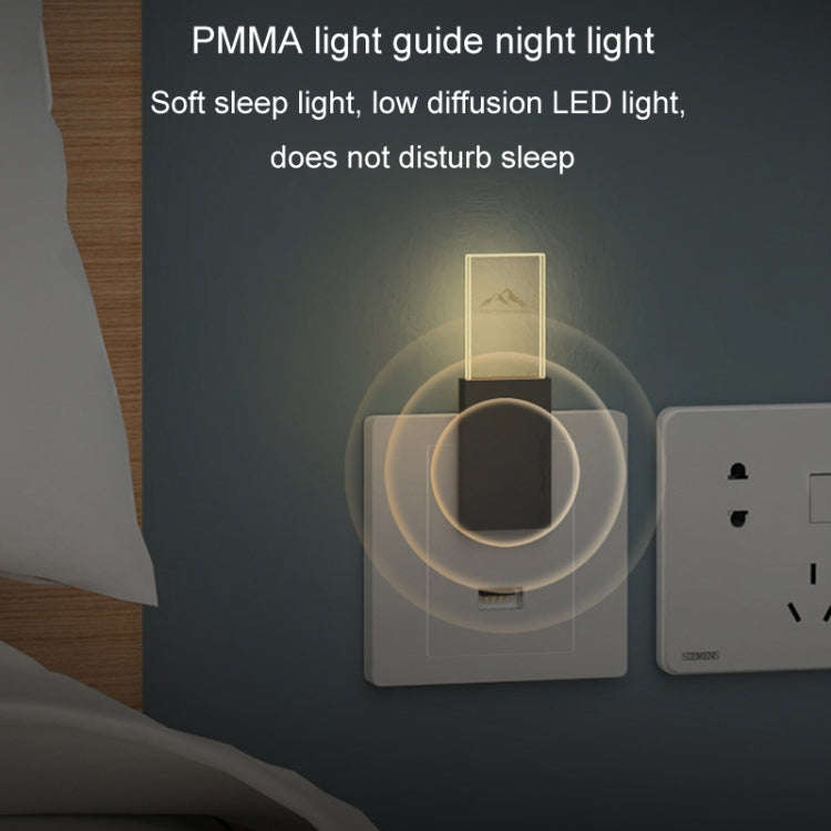Smart Wall Lamp Night Lights Mini Home Insect Repellent Mouse Repeller(Black)