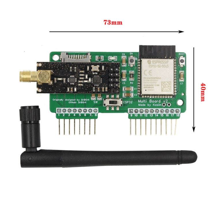 For Flipper Zero WiFi Multiboard NRF24+ESP32 Development Board(AL-275)