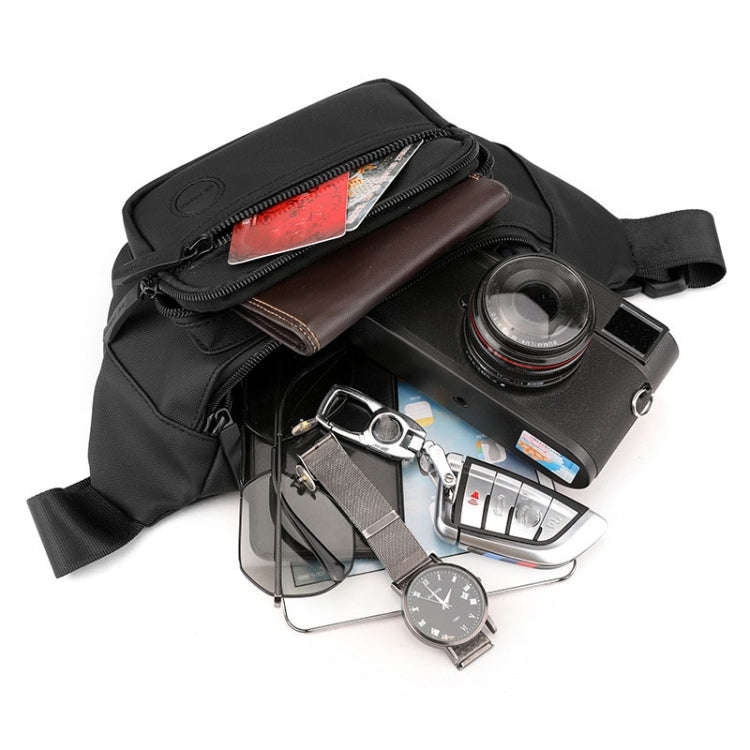 WEPOWER Leisure Sports Outdoor Messengers Bag Large Capacity Chest Bag(Grey)
