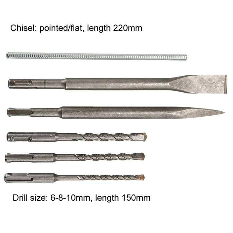 AOTUO Multifunction Electrical Drill Industrial Grade Concrete Triple Lightweight Power Hammer EU...