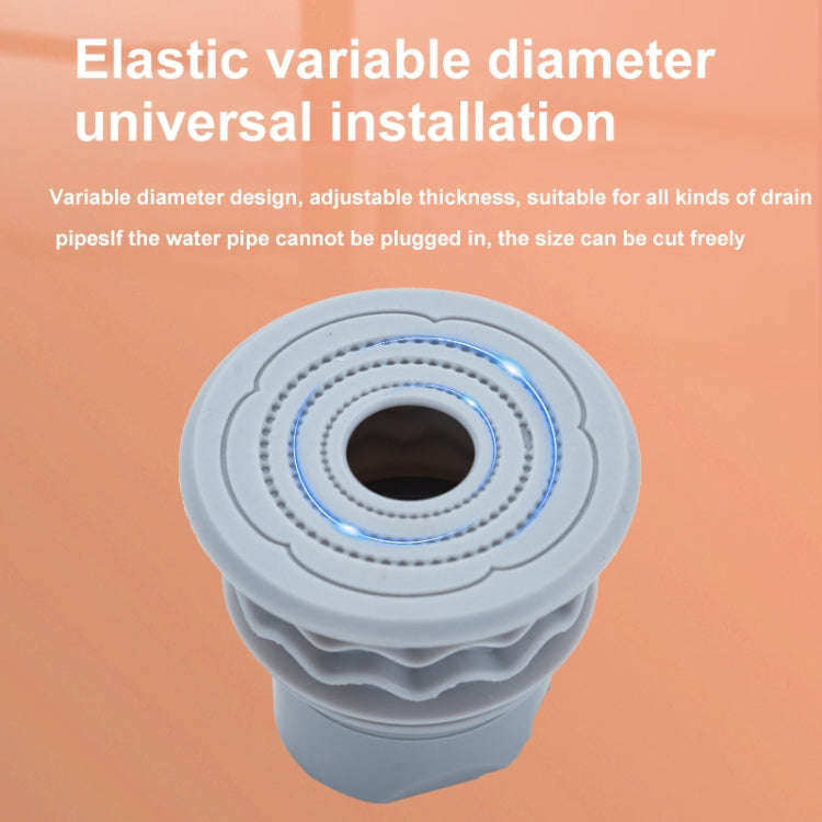 Silicone Sewer Pipe Deodorizing Seal Ring Sewer Seal Stopper For 50mm Pipe