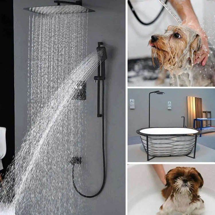 2m PVC Shower Hose Bathroom Flexible Explosion-proof Smooth Connector Water Pipe