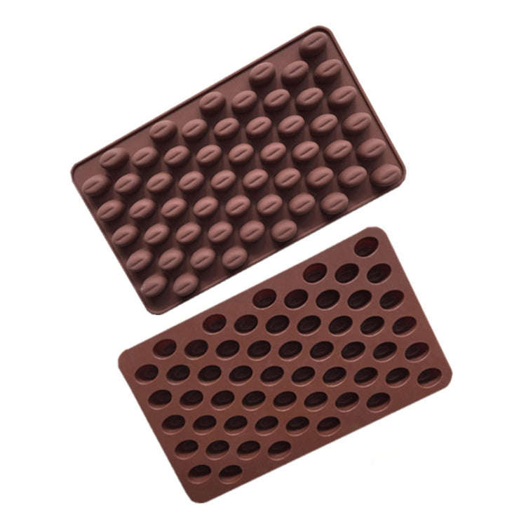 Mini Silicone Candy Chocolate Mold DIY Baking Tools(Chocolate Color)