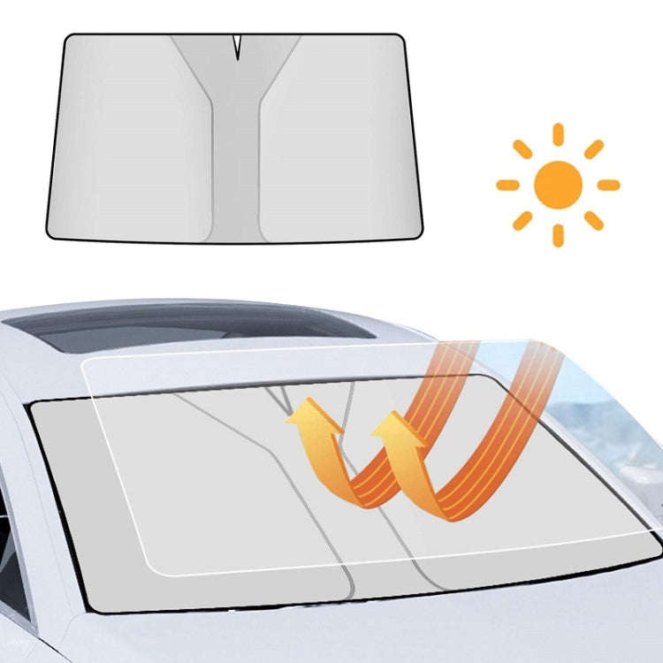 Car Windshield Sun Protection Heat Insulation Special-shaped Sunshade, Size: Large