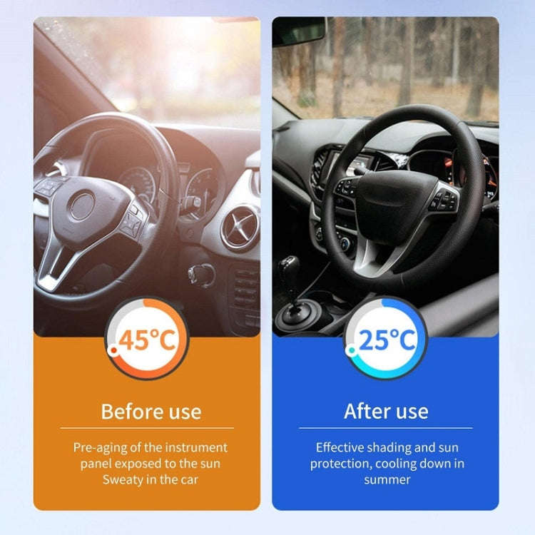 Car Windshield Sun Protection Heat Insulation Special-shaped Sunshade, Size: Large