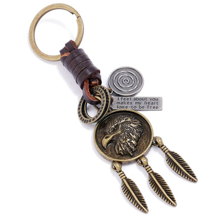 Eagle Retro Personality Pendant Simple Car Keychain Accessories